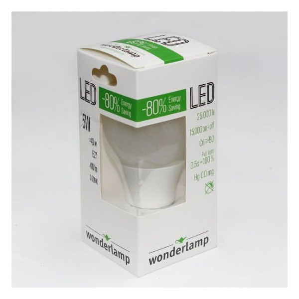 Luz LED 10W E27. Luz quente. M 3