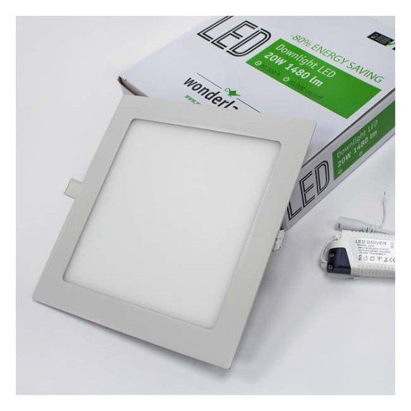 Downlight LED extraplano 20W (cinza) - Wonderlamp M 4