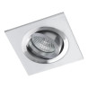Foco empotrable CLASSIC cuadrado aluminio blanco. Wonderlamp 2