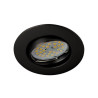 Foco empotrable BASIC redondo negro basculante. Wonderlamp 1