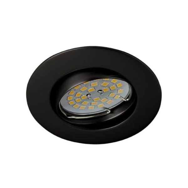 Foco empotrable BASIC redondo negro basculante. Wonderlamp M 2