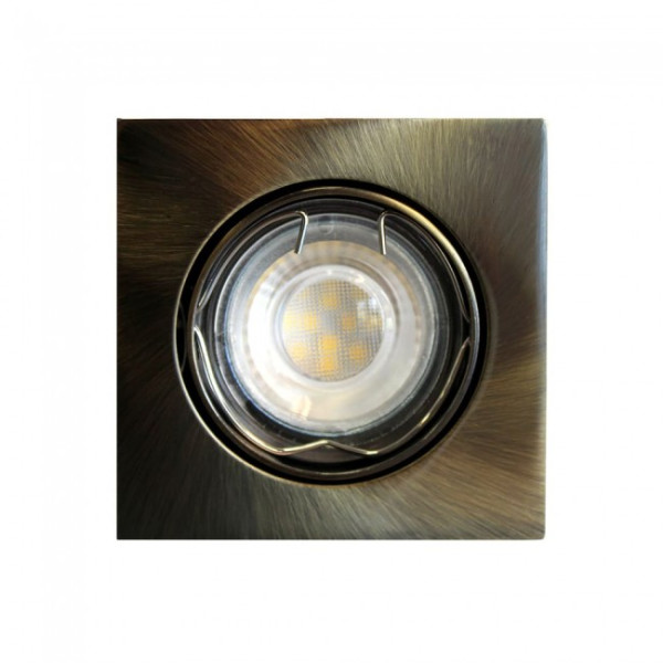 Foco empotrable BASIC cuadrado oro viejo - Wonderlamp M 5