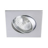 Foco empotrable BASIC cuadrado acero. Wonderlamp 1