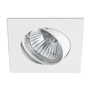 Foco empotrable BASIC cuadrado blanco. Wonderlamp H