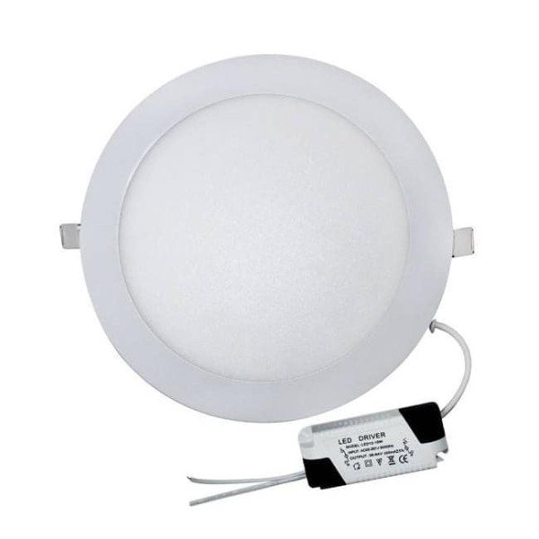 Downlight LED redondo extra plano 18W-6000ºK (branco) M 2