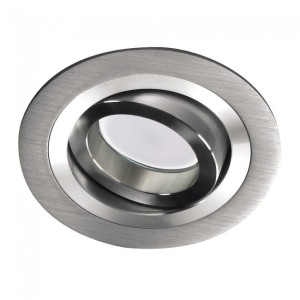 Empotrable Aluminio + Bombilla LED 8W cálida H