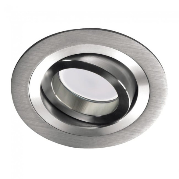 Empotrable Aluminio + Bombilla LED 8W cálida M 2