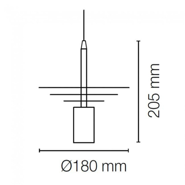 Lâmpada de pingente Antigo I M 5