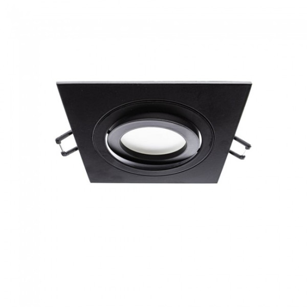 Foco empotrable classic cuadrado negro M 5