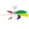 Ventilador de teto com luz Basic Multicolor 2