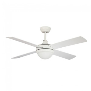 Ventilador de teto com luz de maré branca H