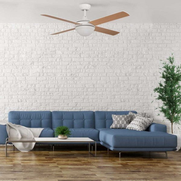 Ventilador de techo con luz Marea Blanco M 3