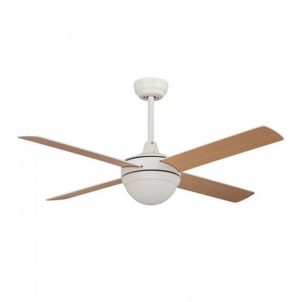 Ventilador de techo con luz Marea Blanco M 4