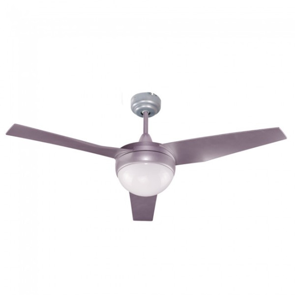 Ventilador de techo con luz Classic Plata M 2