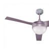 Ventilador de techo con luz Classic Plata 4