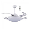 Ventilador LED com lâminas dobráveis Twin Blanco (36W) 1