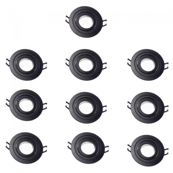 Pacote 10 CLASSIC redondo preto M 2