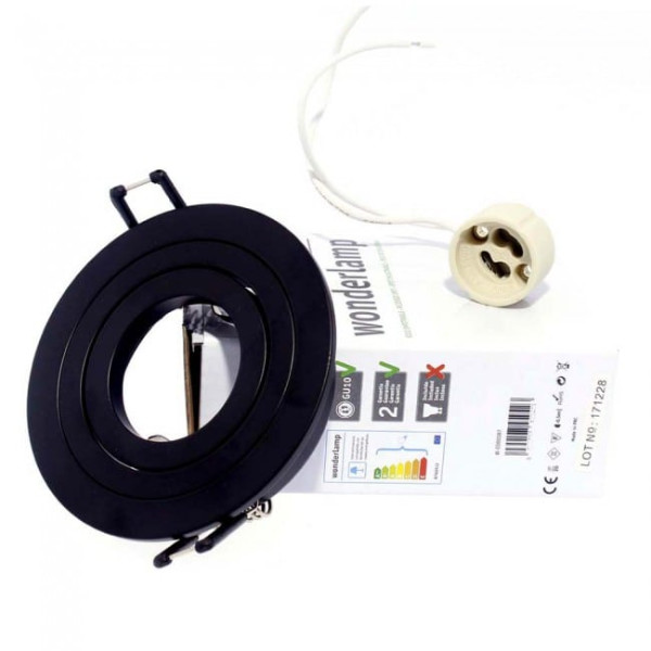 Pacote 10 CLASSIC redondo preto M 5