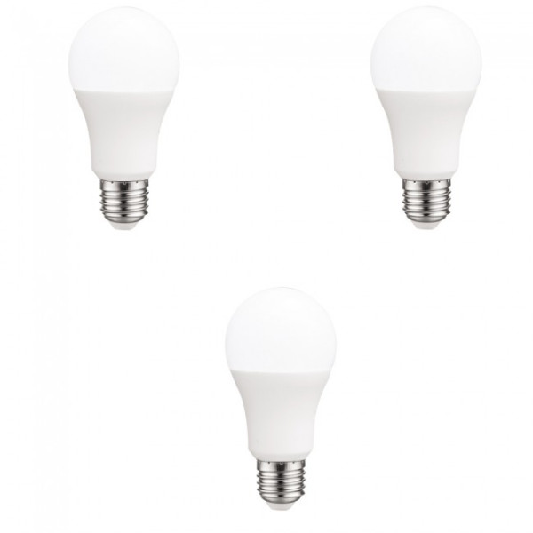 Pack 3 Bombillas LED E27 estándar 10 W (Luz neutra) M 3