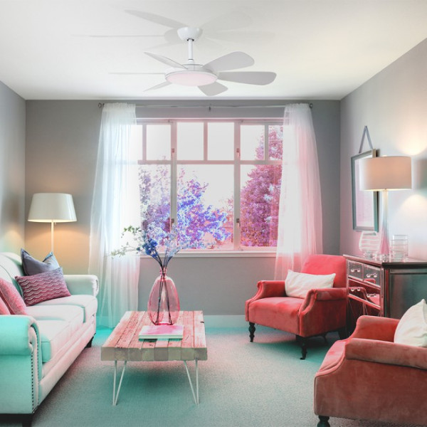 Ventilador LED Clip Blanco (24W) M 3