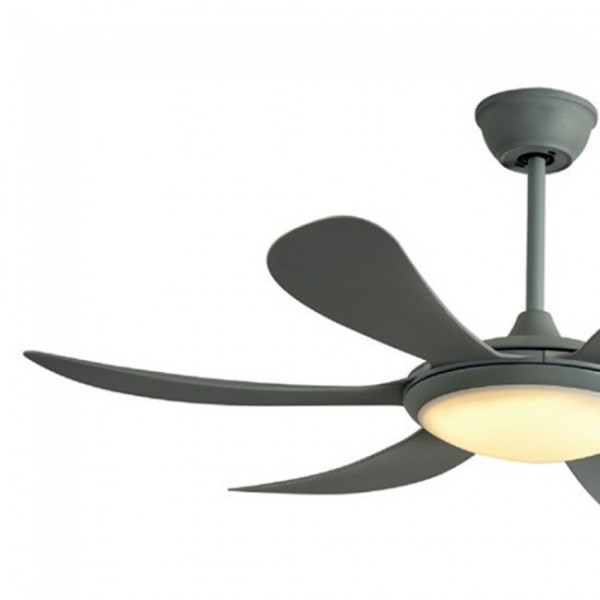 Ventilador LED Mary Plata (24W) M 5