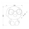Lâmpada de mesa infantil Cão 5