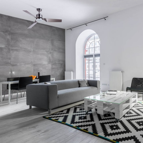 Ventilador de techo LED Flip plata (15W) M 3