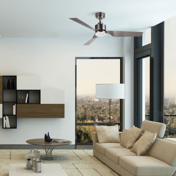 Ventilador de techo LED Flip plata (15W) M 5