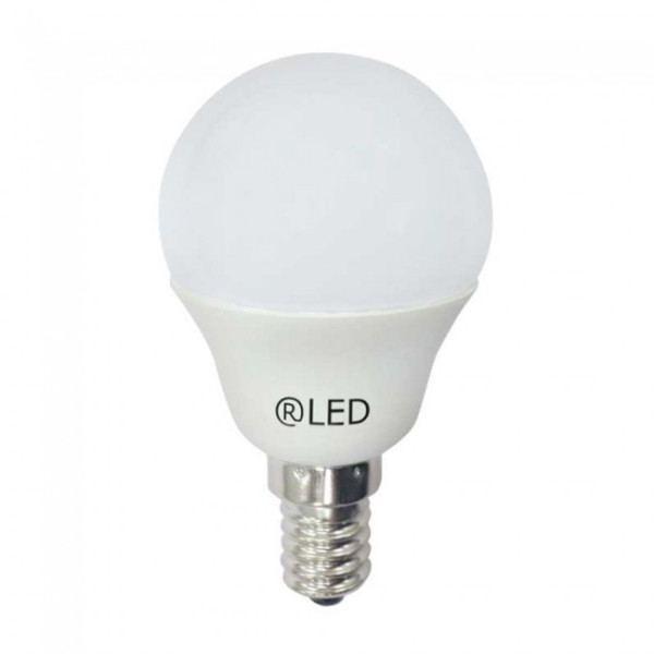 Bomba LED Esférica E14 3000oK (5.2W) M 2