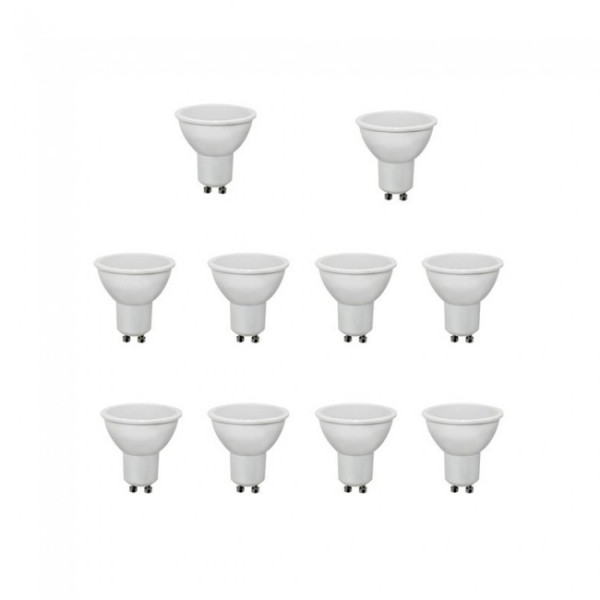 Pack 10 Bombillas LED GU10 (4W - 4200K) D