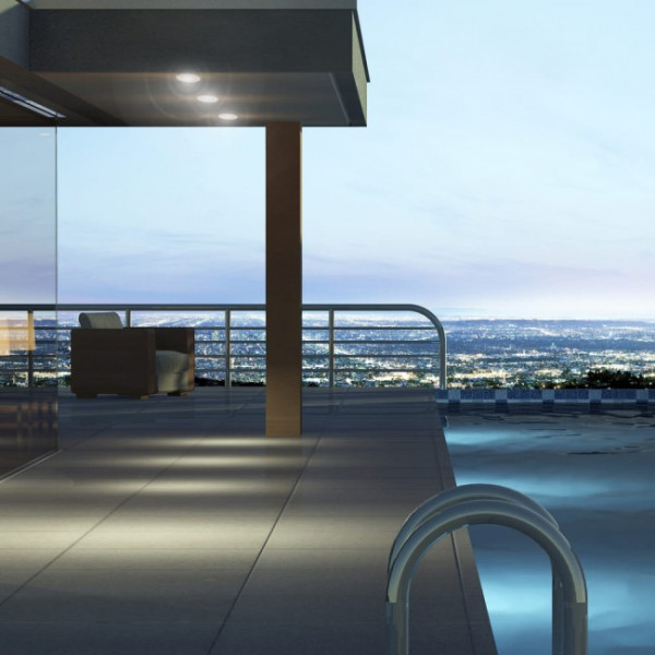 Luz embutida para exterior Lutar (redonda) M 3