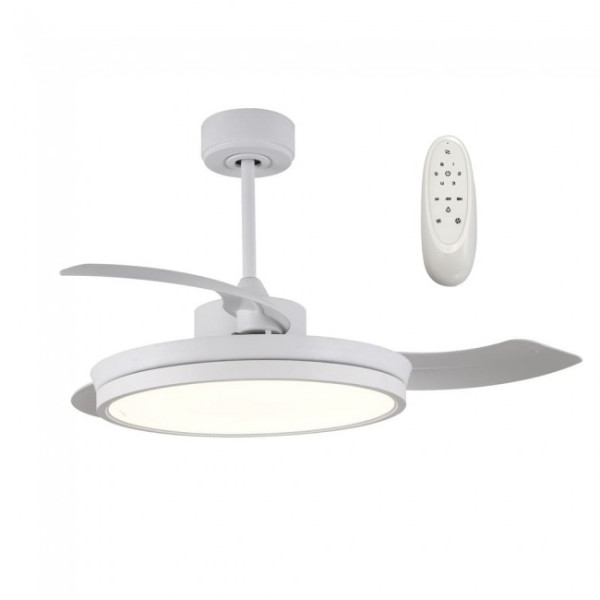 Ventilador LED com lâminas dobráveis Brando (48W) M 2