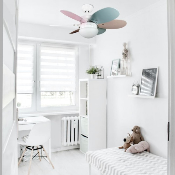 Ventilador com luz Tauro Multicolor M 3