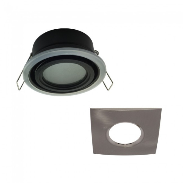 Luz embutida para exterior Lutar II (quadrada) M 2