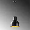 Lámpara colgante Harvey 25 Negro 5