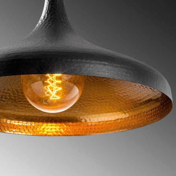 Lámpara de techo Asney Negro M 5