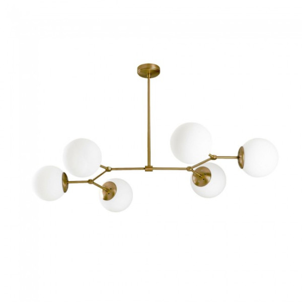 Lâmpada de teto Mulen Dourado (6 luzes) M 2