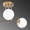 Plafón de techo Marga Oro (3 luces) 4