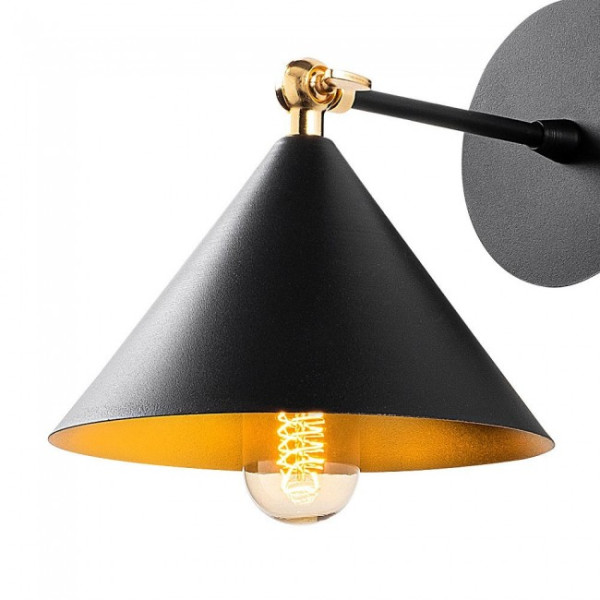 Aplique de pared Harvey 19 Negro M 4