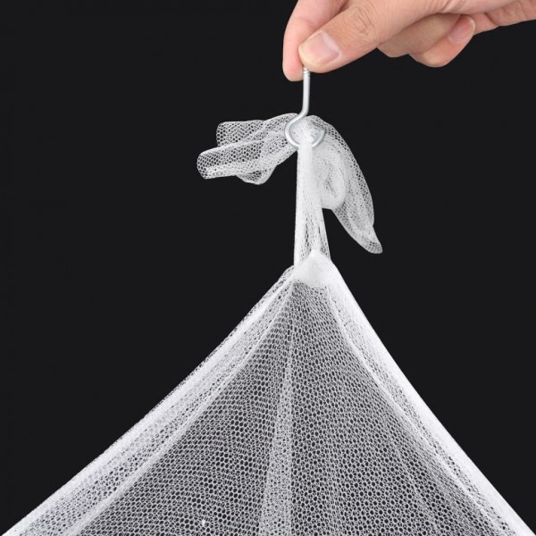 Mosquitera para cama cuadrada 3 aberturas 2 unidades M 3