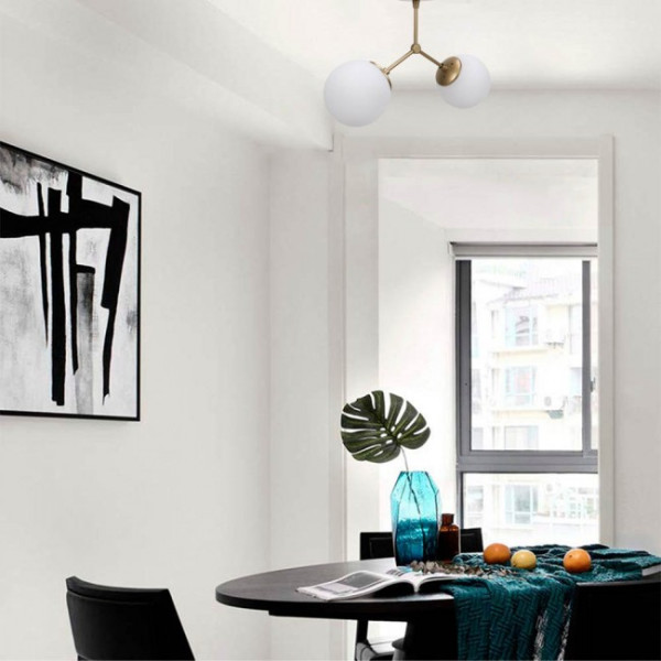 Plafón de techo Mulen Latón (2 luces) M 3