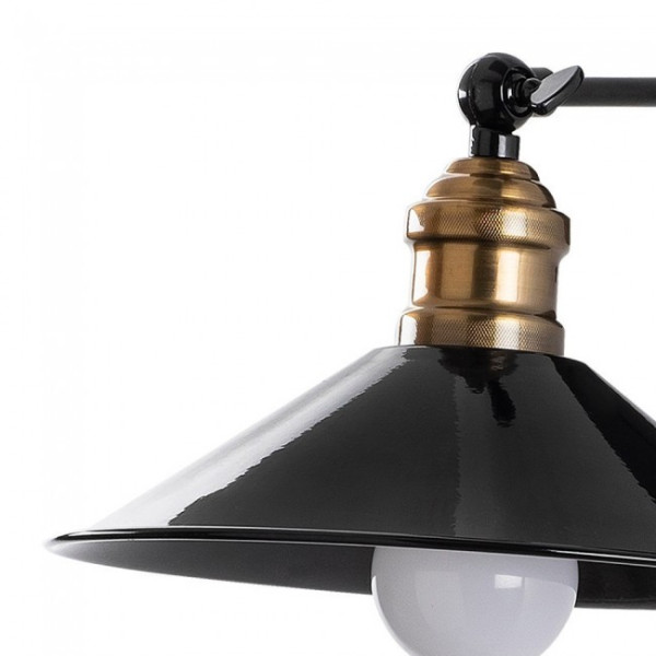 Aplique de parede preto Harvey 24 M 3