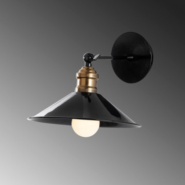 Aplique de parede preto Harvey 24 M 5