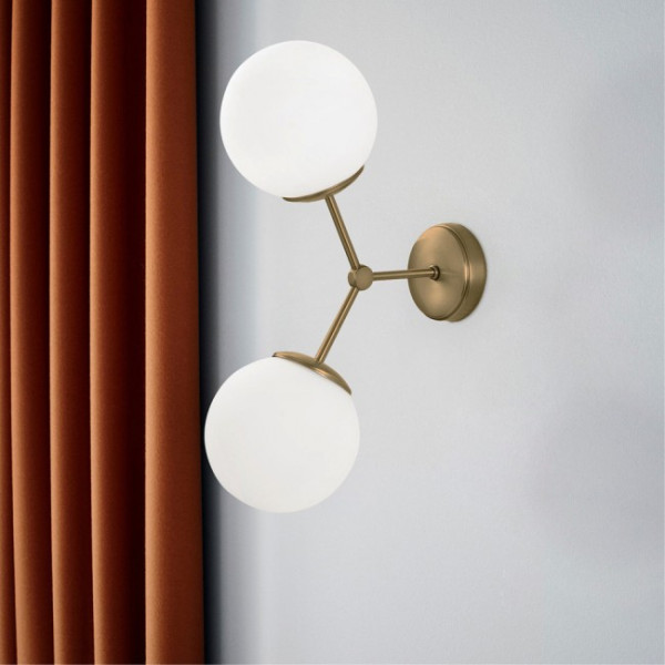 Aplique de pared Mulen Oro (2 luces) M 4