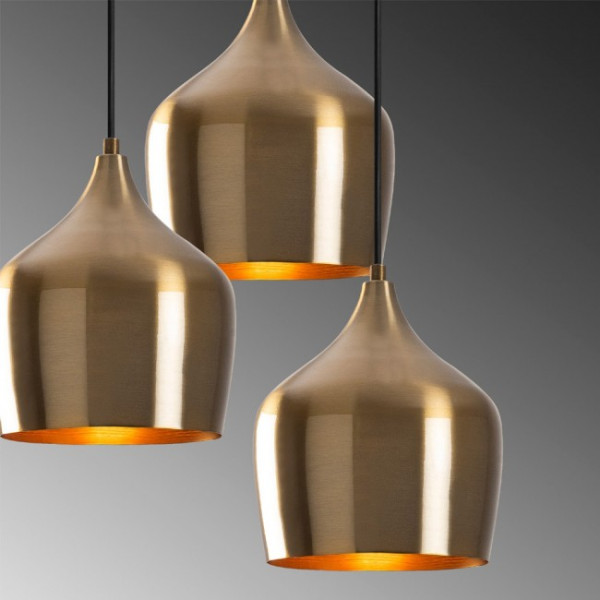 Lámpara colgante Momo 22 Vintage (3 luces) M 4