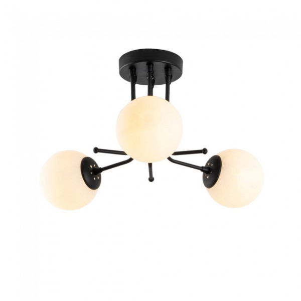 Plafón de techo Marga Negro (3 luces) M 5