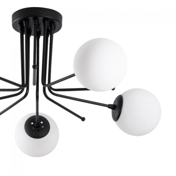 Plafón de techo Marga Negro (5 luces) M 4