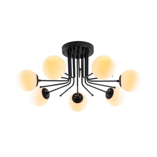 Plafón de techo Marga Negro (7 luces) M 5