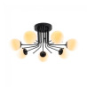 Plafón de techo Marga Negro (7 luces) 5