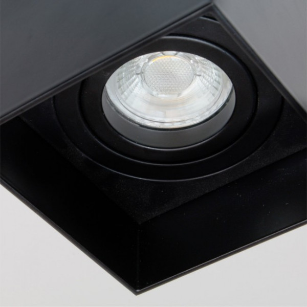 Foco de superficie Classic Negro M 4